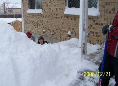 and take a little break from shoveling!